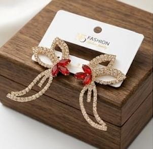 gold pearl earings